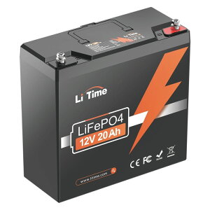 �o�b�e���[ LiTime 12V 20Ah ���T�o�b�e���[ L12V20-20-BASIC-4-A20 �{�[�g �{�[�g�p �d�r �A�E�g�h�A ���^�C�� Li Time ����s��