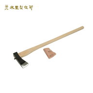 斧 木割 1.7kg 010-033 まさかり 斧 オノ 革サック付 アウトドア キャンプ 本格的 薪割 焚火 水野製作所 H
