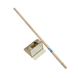 ジョレン ハッピー貝取ジョレン 着脱式 28013 6本入 ジョレン 貝取り 漁具 漁業 釣具 アサリ シジミ ハマグリ 浅野木工所 HZ