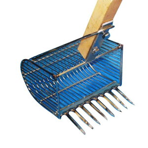 貝堀 ジョレン Mサイズ kz-1 ステンレス SUS304 爪8本 潮干狩り用 貝取り ジョレン 魚 漁具 産直 三谷G 代引不可 時間指定不可 産直