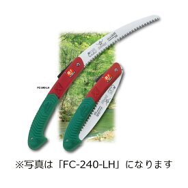 ノコギリ SAMURAI サムライ 鋸 騎士シリーズ FC-240-LH 曲刃タイプ 荒目 ノコギリ のこぎり 剪定 アウトドア キャンプ KAMIZAWA SEIKO 神沢精工 三冨D