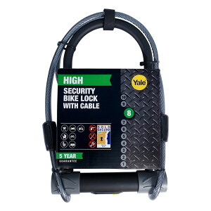ロック ハイ セキュリティ バイクロック YUL2C/13/230/1 自転車 バイク 鍵 カギ キー式 ASSA ABLOY アッサアブロイ YALE イェール 吉KD