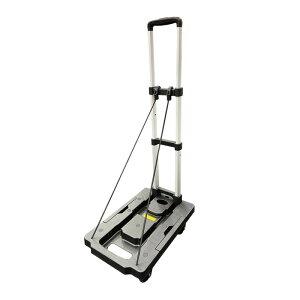 台車 ちょいキャリー 横ノビタイプ CC-Y100 耐荷重100kg キャリー 軽量 収納 三段伸縮 固定ロープ付 H&Mコーポレーション カS 代引不可