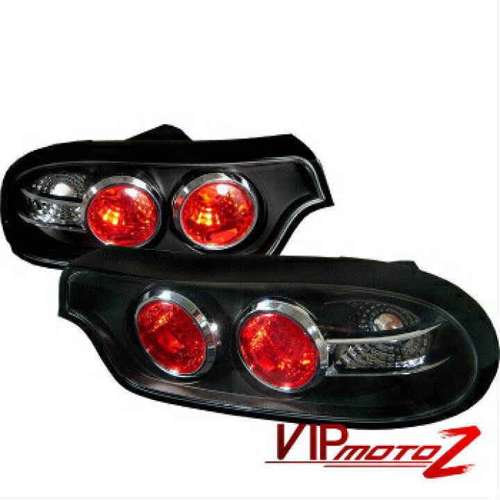 マツダ RX-7 テールライト MaZda RX7 RE FD3S 13B Turbo JDM Black Altezza Tail  Light Brake Lamp Left+Right マツダ・RX-7 FD3S RE  13BターボJDMブラックアルテッツァテールライトブレーキランプ左+右 Us Custom Parts Shop USDM