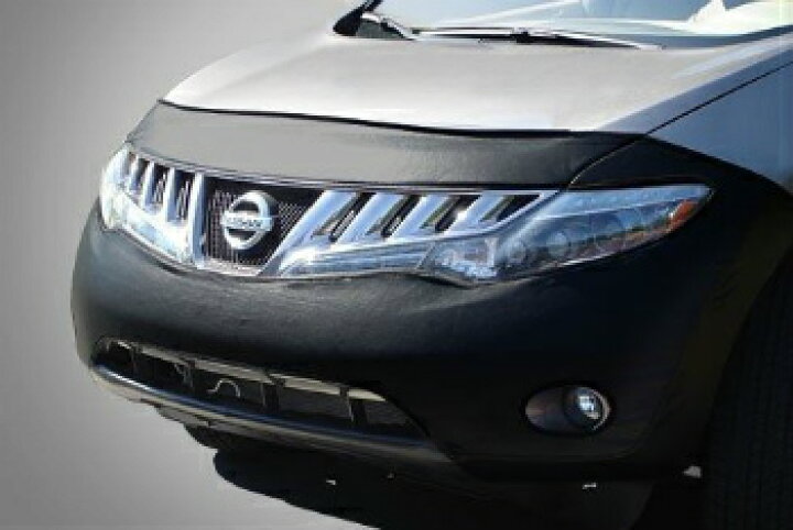 日産 ムラーノ フルブラ Nissan Murano and Murano Cabriolet OEM Nose Mask Bra 2012-2014 日産ムラーノムラーノカブリオレOEM鼻マスクブラ2012から2014 Us Custom Parts Shop USDM カーsuvレンズカバースナップハウジングストレート曲線のledライト