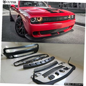 _bW`W[17upp`W[PpJ[{fBLbgtgop[bv[VOOp for Challenger Pp Car Body Kit Front Bumper Lip Racing Grills for Dodge Challenger 17up
