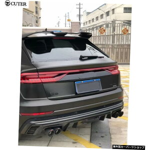AEfBQ8ԑ̃LbgpQ8AX|C[[tX|C[EBO Q8 Rear Spoiler Roof Spoiler Wing for Audi Q8 Car Body Kit