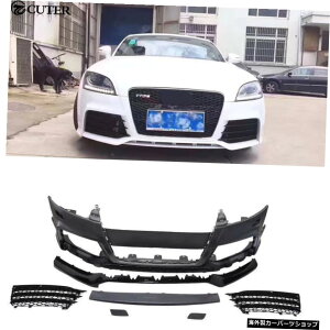 TTTTRSX^Ctgop[AfBt[U[TChXJ[gAEfBTTJ[{fBLbg08-14 TT TTRS Style Front Bumper Rear Diffuser Side Skirts for Audi TT Car Body Kit 08-14
