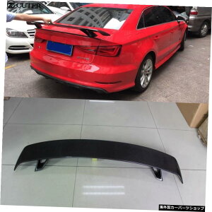アウディTtA1A3 A4 A5A6A7用ユニバーサルセダンカーボンファイバーリアトランクスポイラーウィングすべて07-18 Universal Sedan Carbon Fiber Rear Trunk Spoiler Wings for Audi Tt A1 A3 A4 A5 A6 A7 All 07-18