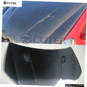 tHNX[QSt6J[{t@Co[GWt[hJo[xgA2̏Ȍtԑ̃Lbg10-12 for Volkswagen Golf 6 Carbon Fiber Engine Hood Cover Vents with Two Small Holes Car Body Kit 10-12