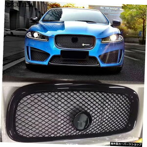XfWK[Xf12-15pRsX^Ctgop[OJ[{fBLbgOւ̕ύX Xf Change to Rs Style Front Bumper Grill Car Body Kit Grille for Jaguar Xf 12-15