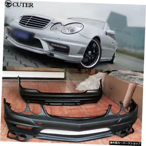 W211E350ԑ̃LbgFrphtgop[Aop[TChXJ[gZfXxcpW211E280@h{fBLbg05-10 W211 E350 Car Body Kit Frp Unpainted Front Bumper Rear Bumper Side Skirts for Mercedes 