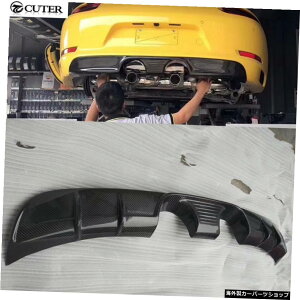 911991.1991.2|VFpJ[{t@Co[Aop[fBt[U[Abv911991.1991.2 Gt3 12-15 911 991.1 991.2 Carbon Fiber Rear Bumper Diffuser Rear Lip for Porsche 911 991.1 991.2 Gt3 12-15
