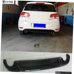 tHNX[QVwSt6J[{fBLbg2013pMk6GtiX^CJ[{t@Co[AfBt[U[Aop[bv Mk6 Gti Style Carbon Fiber Rear Diffuser Rear Bumper Lip for Volkswagen Vw Golf 6 Car 