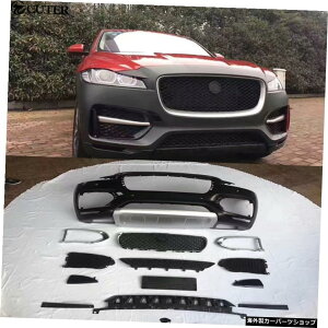 WK[Fy[X[nCo[W2017pFrpUpaintedtgop[[VOOJ[{fBLbg Frp Upainted Front Bumper Racing Grills Car Body Kit for Jaguar F-pace Low to High Version 2017