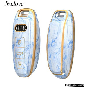 yzAEfBpJ[L[Jo[\tgTPUP[XveN^[2018-2022A6A7 A8 E-Tron Q8 SQ8 2020-2022 A3 Q7 S6 SQ7 RS6 S7 RS7 yBluezCar Key Cover Soft TPU Case Protector For Audi 2018-2022 A6 A7 A8 E-Tron Q8 SQ8 2020-2022 A3 Q7 S
