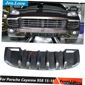 KX^CJ[{t@Co[J[tgop[X|C[{fBLbgbv|VFJCG958GTS`[jO2015-2018 K Style Carbon Fiber Car Front Bumper Spoiler Body Kit Lip For Porsche Cayenne 958 GTS