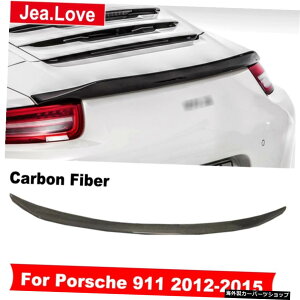|VF9112012-2015pAJ[{t@Co[AgNEBOX|C[e[fR[Vԑ̃X^COLbgύX Real Carbon Fiber Rear Trunk Wing Spoiler Tail Decoration Car Body Styling Kit