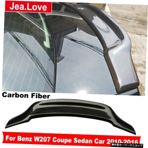 RAJ[{t@Co[gNEBOAX|C[e[fR[VxcENXW207N[yZ_J[2010-2016X^CO R Real Carbon Fiber Trunk Wing Rear Spoiler Tail Decoration For Benz 