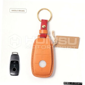 yThuEz}[ZfXxcpvDU[L[P[X}[ZfXxcpvvL[P[XES}CobnSNX ySADDLE BROWNzCowhide Hand-Stitched Leather Key Case For mer cedes benz Goats