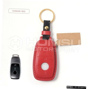 ytF[bhz}[ZfXxcpvDU[L[P[X}[ZfXxcpvvL[P[XES}CobnSNX yFERRARI REDzCowhide Hand-Stitched Leather Key Case For mer cedes benz Goa