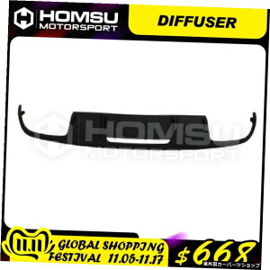 PPAop[fBt[U[bvAGL][Xg`bvtZfXCLSNXW218 CLS300 CLS350 CLS450 CLS63 2015-2018 PP Rear Bumper Diffuser Lip with Exhaust Tips Rear Diffuser for Merce-des CLS Class W218 CLS300 CLS35