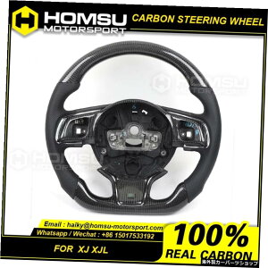 JX^AJ^[J[{t@Co[XeAOzC[WK[p2010-2019XJXJL[VOzC[Ro[`u Custom alcantar carbon fiber steering wheel For jaguar 2010-2019 XJ XJL racing wheel conver