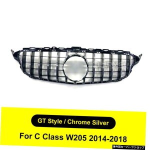 yVo[GT14-18z2015201620172018ZfXCNXW205_CAhOxcC180C200C250C220tgop[GtOW205O ySilver GT 14-18z2015 2016 2017 2018 For Mercedez C class W205 Diamond grille For