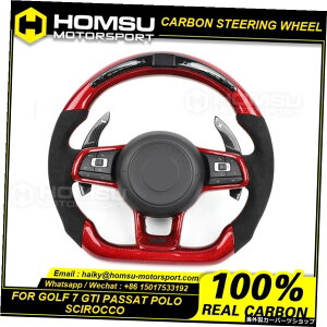 LED[VOMK7J[{t@Co[XeAOzC[tBbgvwSt7GTIpT[g|VbR2014-2018 LED Racing MK7 Carbon Fiber Steering Wheel Fit For vw Golf 7 GTI passat polo scirocco 2014-2018