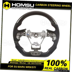 LEDJ[{t@Co[U[XeAOzC[2015+WRX/STIXoWRX/STI 2015+ LED[VOJ[{t@Co[U[XeAOzC[ LED Carbon Fiber Leather Steering Wheel for 2015+ WRX/STI subaru WR