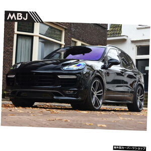 TehyattɓKĂ܂958.2ȕݍރJCGGts㕔bvJ[{t@Co[̎t Suitable for Tehyatt Retrofitting 958.2 Small Enveloping Cayenne Gts Refitting Rear Lip Carbon Fiber