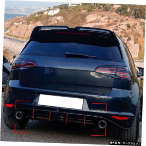 7tHNX[QStɓKĂ܂7GtiEBhiCte[bvAu[hX|C[ Suitable for 7 Volkswagen Golf 7 Gti Wind Knife Tail Lip Rear Blade Spoiler Modification