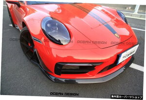 V|VF911gtBbgLbgɓKĂ܂Carrera4s992J[{bvtgVx Suitable for New Porsche 911 Retrofit Kit Carrera4s 992 Carbon Lip Front Shovel