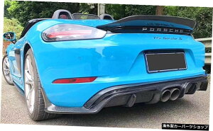 16-21の新しいポルシェ718ボクスター修正カーボンファイバーテールプレス固定風デュウィングに適しています Suitable for 16-21 New Porsche 718 Boxster Modified Carbon Fiber Tail Pressing Fixed Wind Du Wing