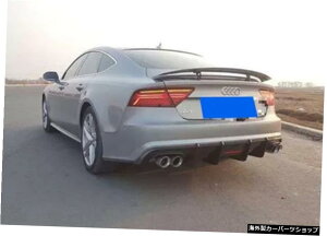 【16-18スポーツスタイル】11-20アウディA7S7/Rs7モディファイドカーボンファイバーフロントショベルサイドスカートパイロットライトリアリップテールに適合 【16-18 Sports Style】Suitable for 11-20 Au