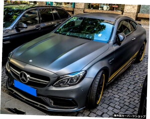 W205�x���cC�N���XC63�N�[�y�C���X���[���T���E���h�J�[�{���t�@�C�o�[Fd���b�v�V���x���t�����g�X�|�C���[�ɓK���Ă��܂� Suitable for W205 Benz C-class C63 Coupe Modified Small Surround Carbon Fiber Fd Lip Shov