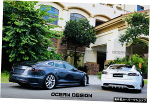 yAo[t@Co[zeX̋VfATEhtFCXƃAo[̃tBbgfUCɍœK yRear Bar fiberzSuitable for Tesla s Old Changed New Model, Refitted Surround Face and Rear Bar Prior