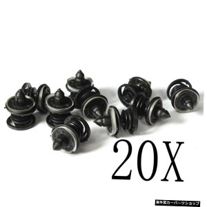 20個/ロットオートインテリアドアカードトリムパネルクリップフォルクスワーゲンVWゴルフ6MK6ジェッタパサートCCカーアクセサリー用ファスナークリップ 20pcs/lot Auto Interior Door Card Trim Panel Clip