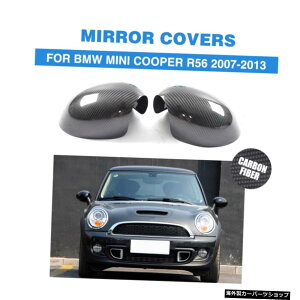2PCS /ZbgJ[{t@Co[obN~[LbvJo[gBMW~jN[p[R562007-2013AhIX^C 2PCS/Set Carbon Fiber Rearview Mirror Caps Covers Trim for BMW Mini Cooper R56 2007-2013 Add On Style