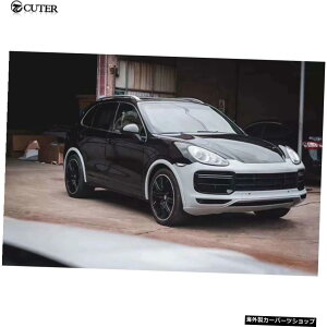 958.1 9YA 9Y0^[{X^CPPtgop[zC[ACuELEDfCCgA|VFJCG958ԑ̃Lbg11-14 958.1 Change to 9YA 9Y0 Turbo Style PP Front Bumper Wheel eyebrow LED Daylights for Porsche Cayenne 