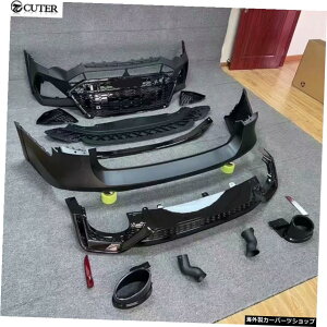 ytZbgzA6C8ALLROADAVANTRS6PPɕύXtgop[OAop[fBt[U[AEfBA6C8ԑ̃Lbg19-21 yFULL SETzA6 C8 ALLROAD AVANT Change To RS6 PP Front Bumper Grills Rear Bumper Diffuser E