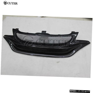 z_tBbg[VOOpJ[{t@Co[tgop[O{fBLbg13-18 for Honda Fit Racing Grills Carbon Fiber Front Bumper Grille Body Kit 13-18