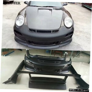 997.2Gt3X^Ctgop[Aop[TChXJ[gAX|C[ԑ̃Lbg|VF911J997Gt3{fBLbg08-11 997.2 Gt3 Style Front Bumper Rear Bumper Side Skirts Rear Spoiler Car Body Kit for 
