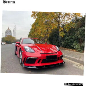 ytgop[z718GT3X^CPPtgop[bvAop[fBt[U[|VF{NX^[PC}718 yFRONT BUMPERz718 GT3 Style PP Front Bumper Lip Rear Bumper Diffuser for Porsche Boxste