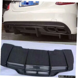 W205C260C63xcpJ[{t@Co[Aop[bvfBt[U[W205C63Psm Style 2015 W205 C260 C63 Carbon Fiber Rear Bumper Lip Diffuser for Benz W205 C63 Psm Style 2015