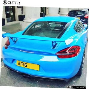 yt@Co[OXzJ[{t@Co[981Gt4AX|C[FrphAECOfor|VFPC}981Gt4X^C yFIBER GLASSzCarbon Fiber 981 Gt4 Rear Spoiler Frp Unpainted Rear Wing for Porsche Cayman 98