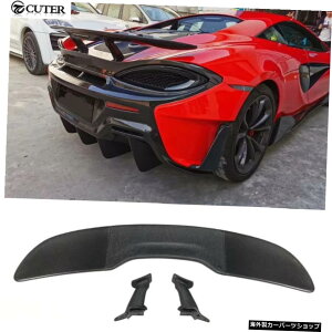 540c570s570gt}N[pJ[{t@Co[AX|C[EBO540c570s570gt 600ltX^Cԑ̃Lbg 540c 570s 570gt Carbon Fiber Rear Spoiler Wings for Mclaren 540c 570s 570gt 600lt Style Car Body Kit