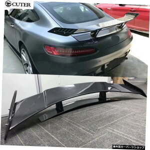 xcAMGGTԑ̃Lbg15-16pAMGGTJ[{t@Co[AX|C[EBO AMG GT Carbon Fiber Rear Spoiler Wings for Benz AMG GT Car Body Kit 15-16