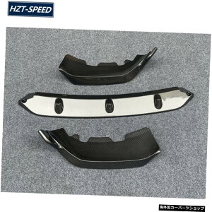 �y�J�[�{���J���[�zABS�f��3PCS�X���[���J�[�{�f�B�L�b�g�t�����g�o���p�[�X�v���b�^�[�X�|�C���[���b�vforBMWX6 G06 2021�A�b�v �yCarbon Color�zABS Material 3 PCS Small Car Body Kit Front Bumper Splitters Spoiler 