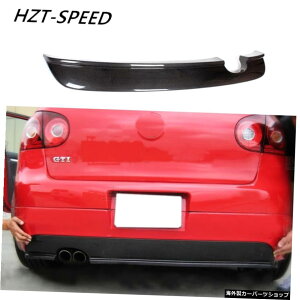 2001-2007tHNX[QSt5GTIVO[_uAEgJ[pJ[{t@Co[J[veN^[op[Abv 2001 - 2007 Carbon Fiber Car Protector Bumper Rear Lip for VOLKSWAGEN GOLF 5GTI Sin